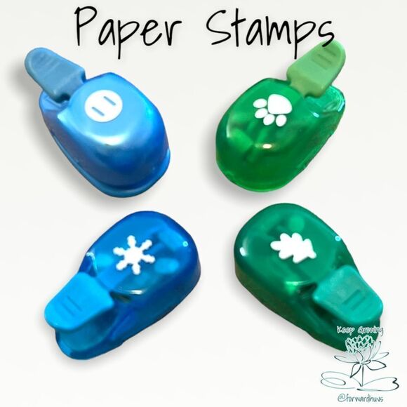 EK Success Four Scrapbook / Crafting Paper Punches - Picture 1 of 5